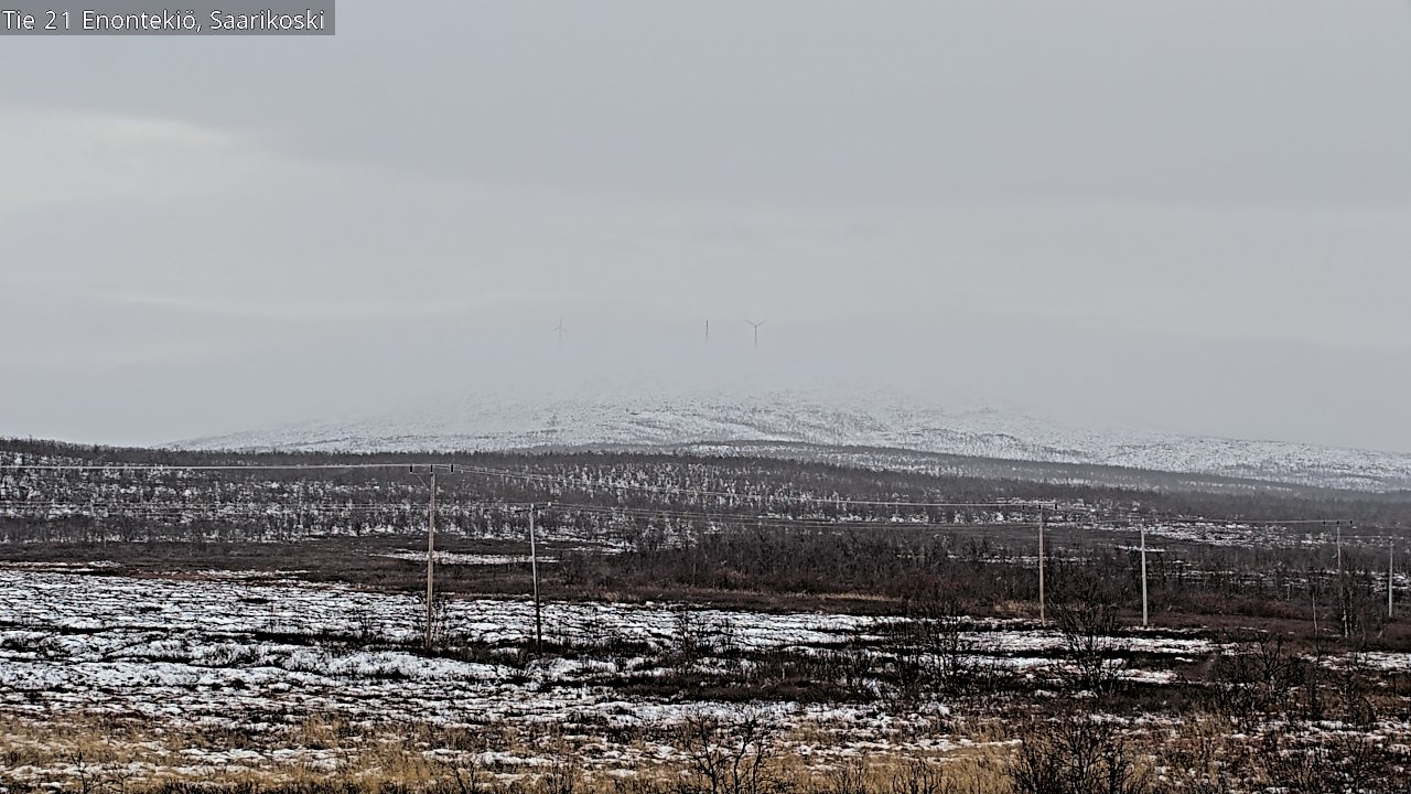 Kelikamerat Kuva Tie 21 Enontekiö, Saarikoski, Enontekiö, Lappi
