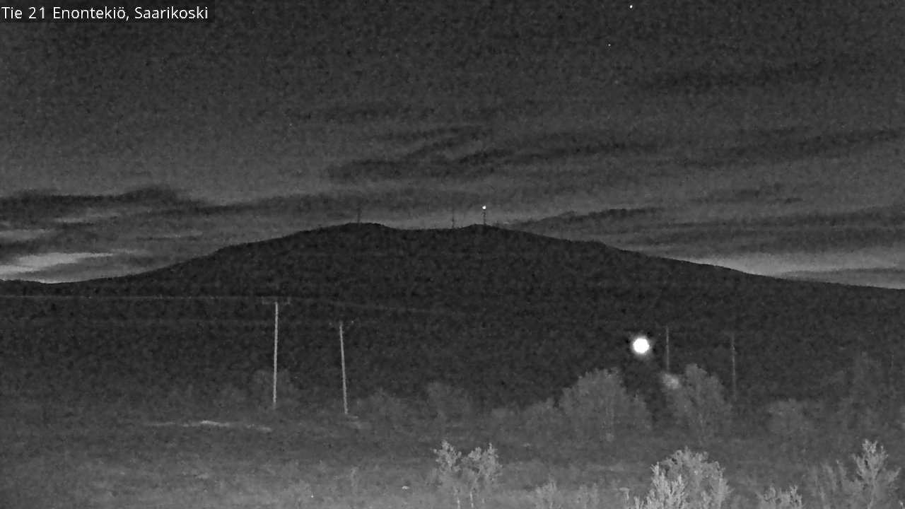 Weather Camera Image Road 21 Enontekiö, Saarikoski, Enontekiö, Lappi