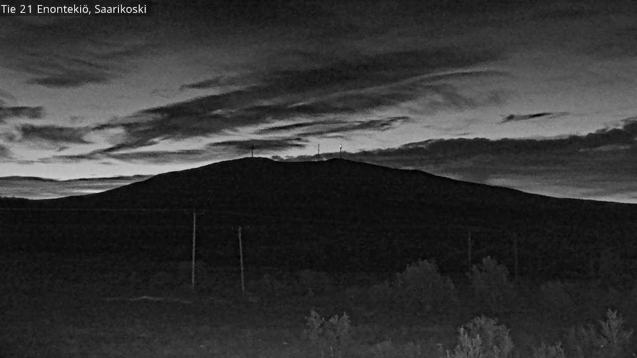 Weather Camera Image Road 21 Enontekiö, Saarikoski, Enontekiö, Lappi
