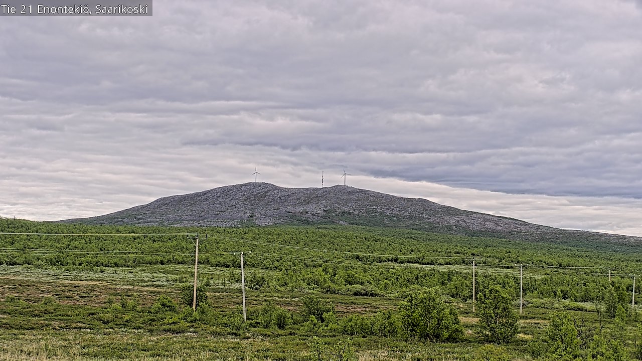 Kelikamerat Kuva Tie 21 Enontekiö, Saarikoski, Enontekiö, Lappi