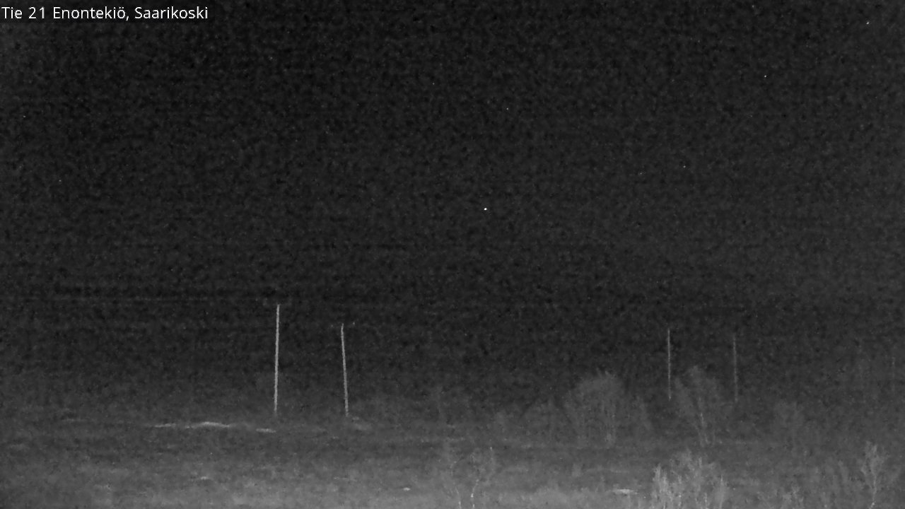 Weather Camera Image Road 21 Enontekiö, Saarikoski, Enontekiö, Lappi