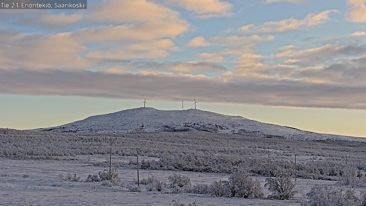 Kelikamerat Kuva Tie 21 Enontekiö, Saarikoski, Enontekiö, Lappi