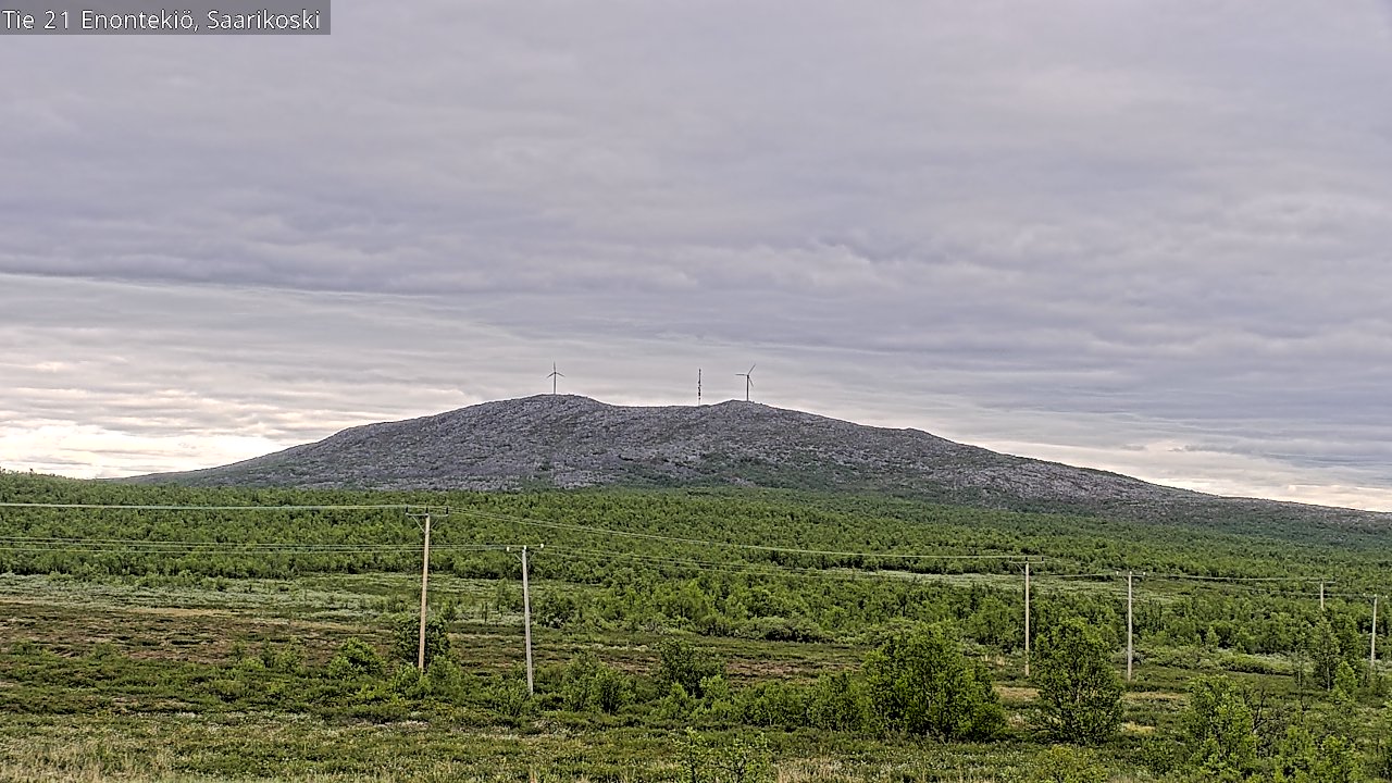 Kelikamerat Kuva Tie 21 Enontekiö, Saarikoski, Enontekiö, Lappi