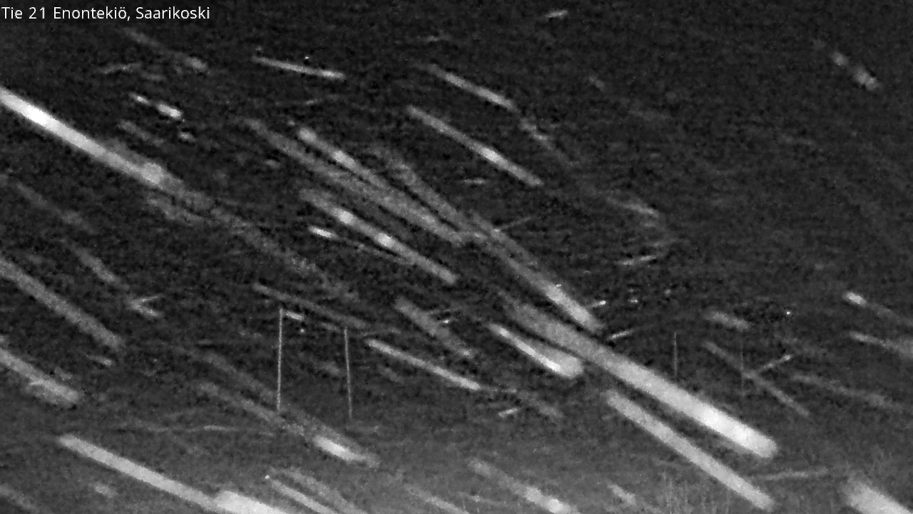 Weather Camera Image Road 21 Enontekiö, Saarikoski, Enontekiö, Lappi