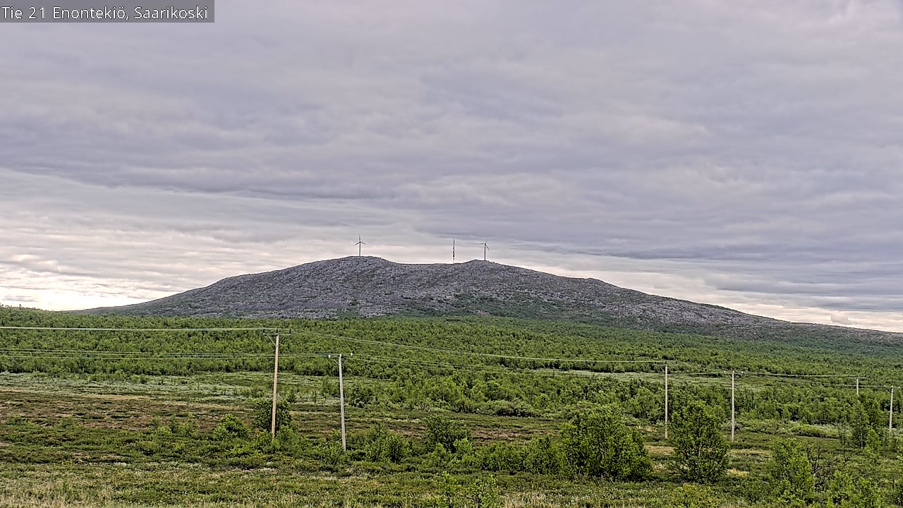 Kelikamerat Kuva Tie 21 Enontekiö, Saarikoski, Enontekiö, Lappi