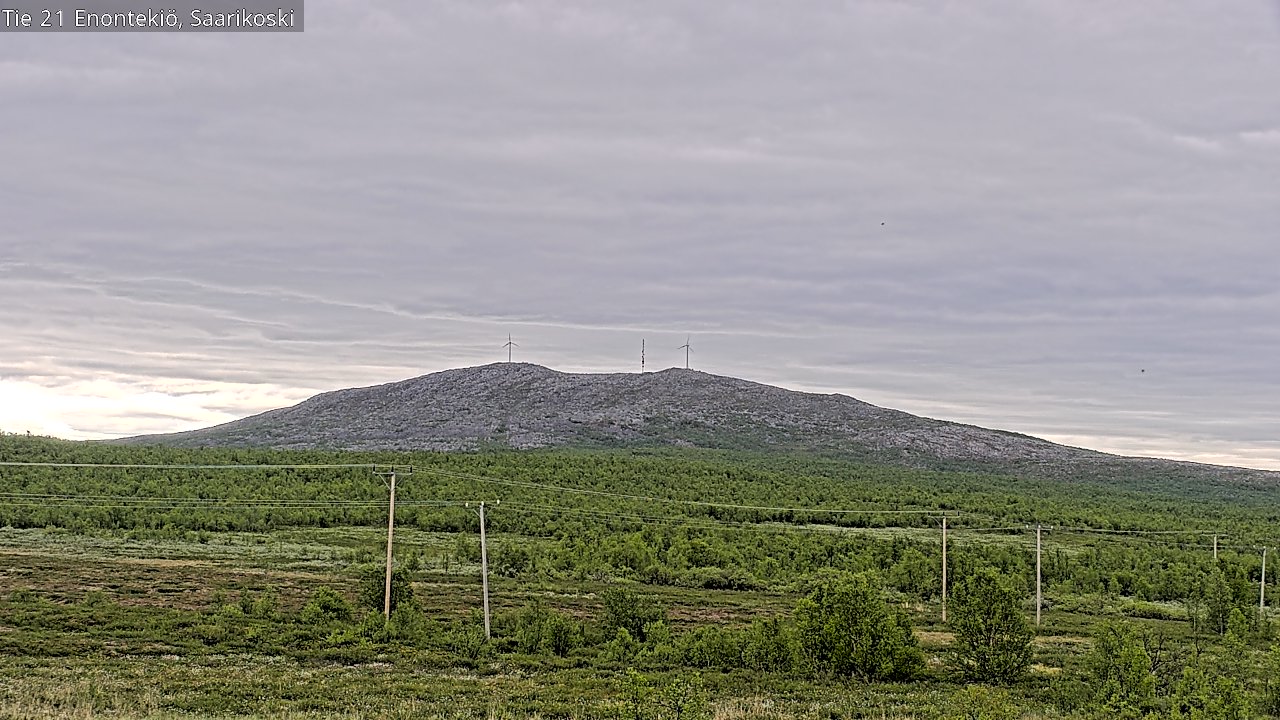 Kelikamerat Kuva Tie 21 Enontekiö, Saarikoski, Enontekiö, Lappi