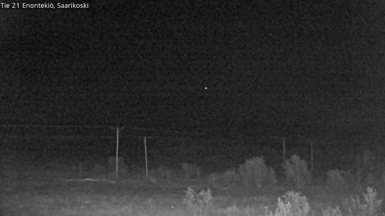 Weather Camera Image Road 21 Enontekiö, Saarikoski, Enontekiö, Lappi