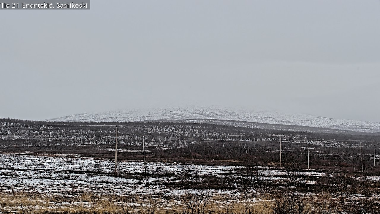 Kelikamerat Kuva Tie 21 Enontekiö, Saarikoski, Enontekiö, Lappi