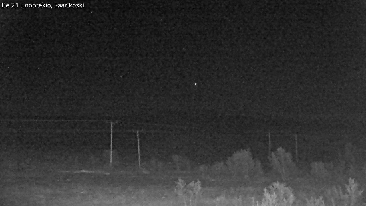 Weather Camera Image Road 21 Enontekiö, Saarikoski, Enontekiö, Lappi