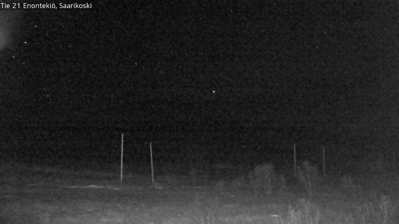 Weather Camera Image Road 21 Enontekiö, Saarikoski, Enontekiö, Lappi
