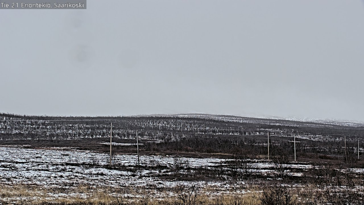 Kelikamerat Kuva Tie 21 Enontekiö, Saarikoski, Enontekiö, Lappi