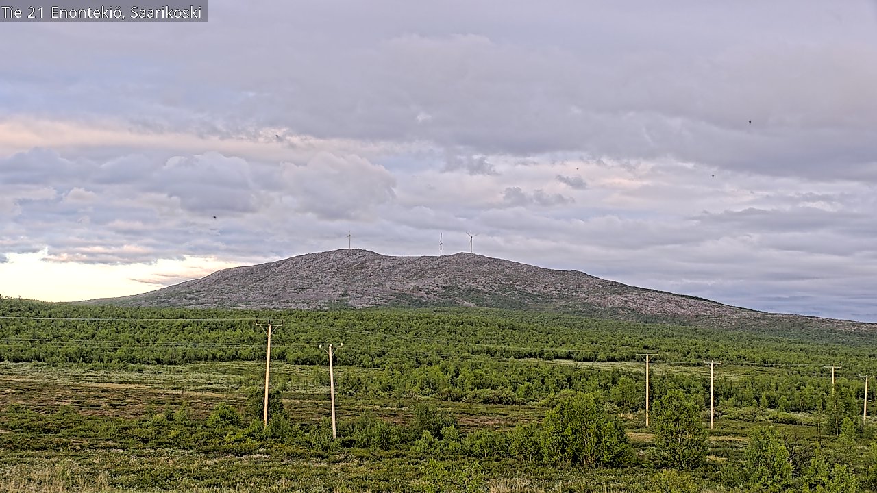 Kelikamerat Kuva Tie 21 Enontekiö, Saarikoski, Enontekiö, Lappi