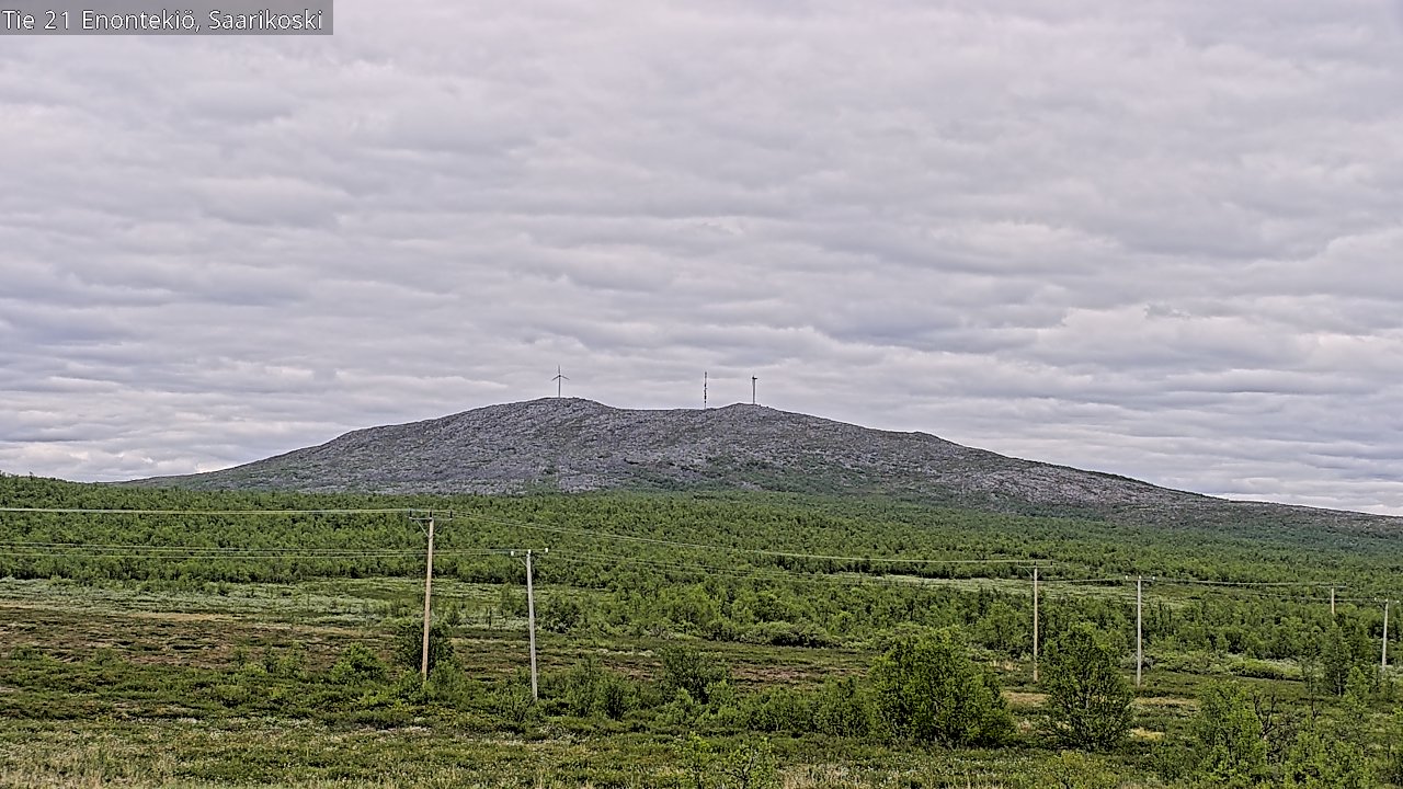 Kelikamerat Kuva Tie 21 Enontekiö, Saarikoski, Enontekiö, Lappi