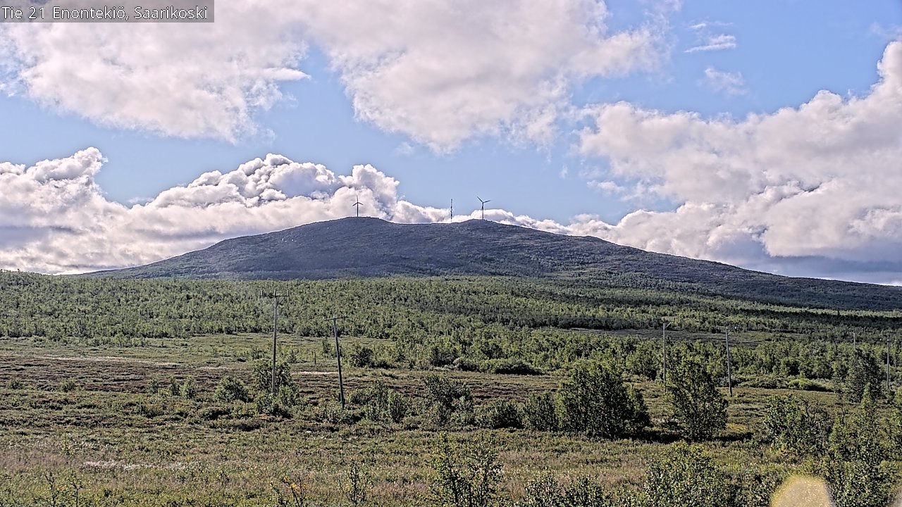 Weather Camera Image Väg 21 Enontekis, Saarikoski, Enontekiö, Lappi