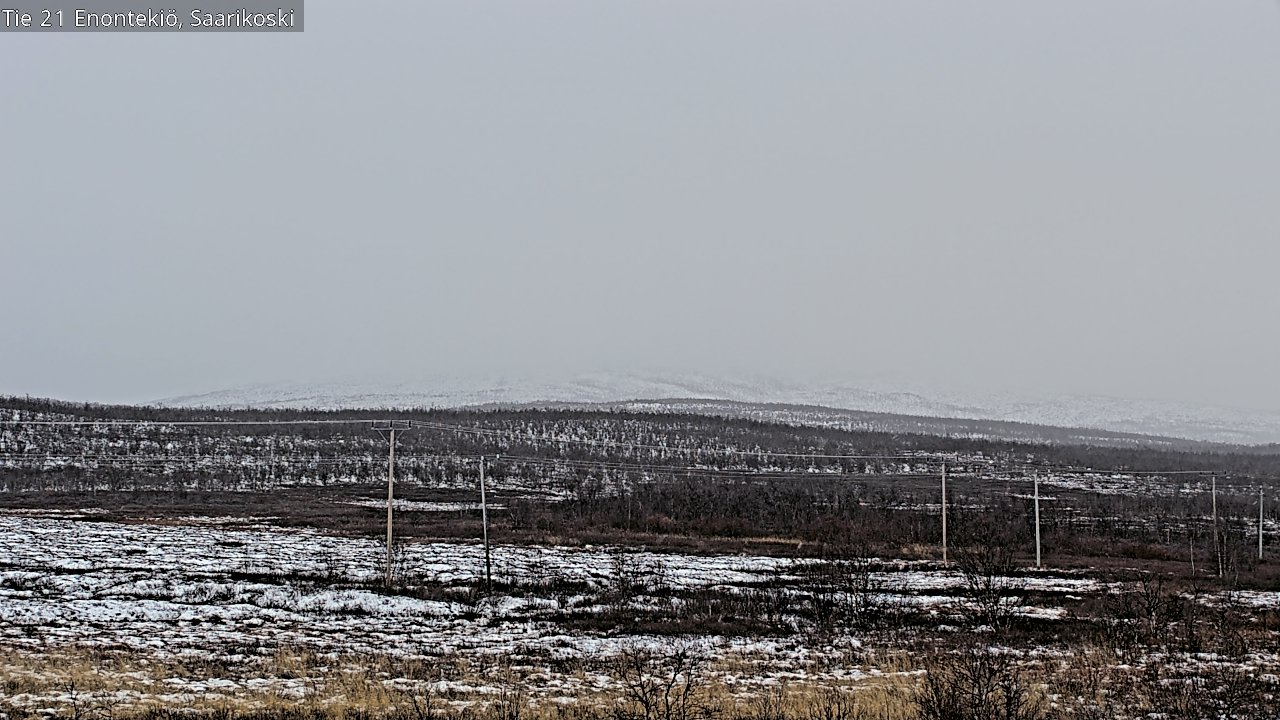 Kelikamerat Kuva Tie 21 Enontekiö, Saarikoski, Enontekiö, Lappi