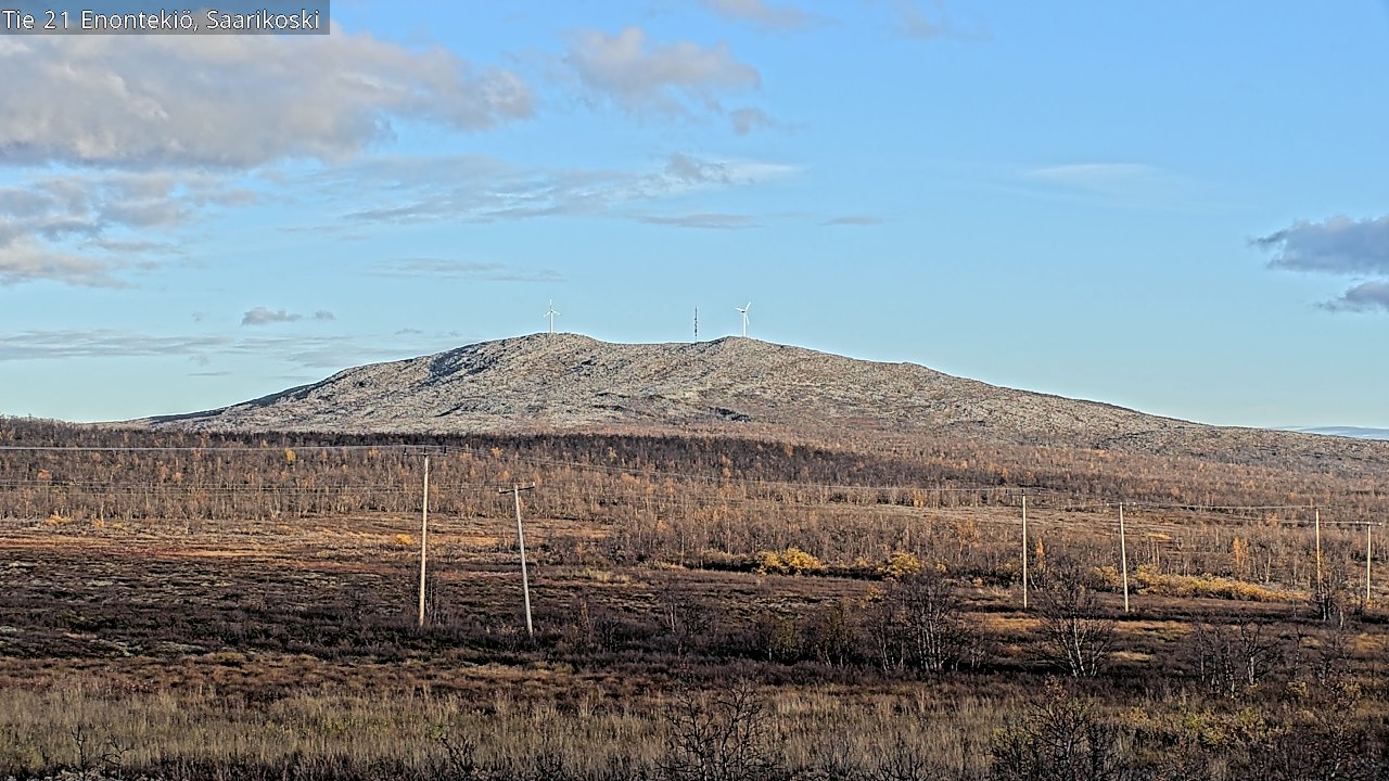 Kelikamerat Kuva Tie 21 Enontekiö, Saarikoski, Enontekiö, Lappi