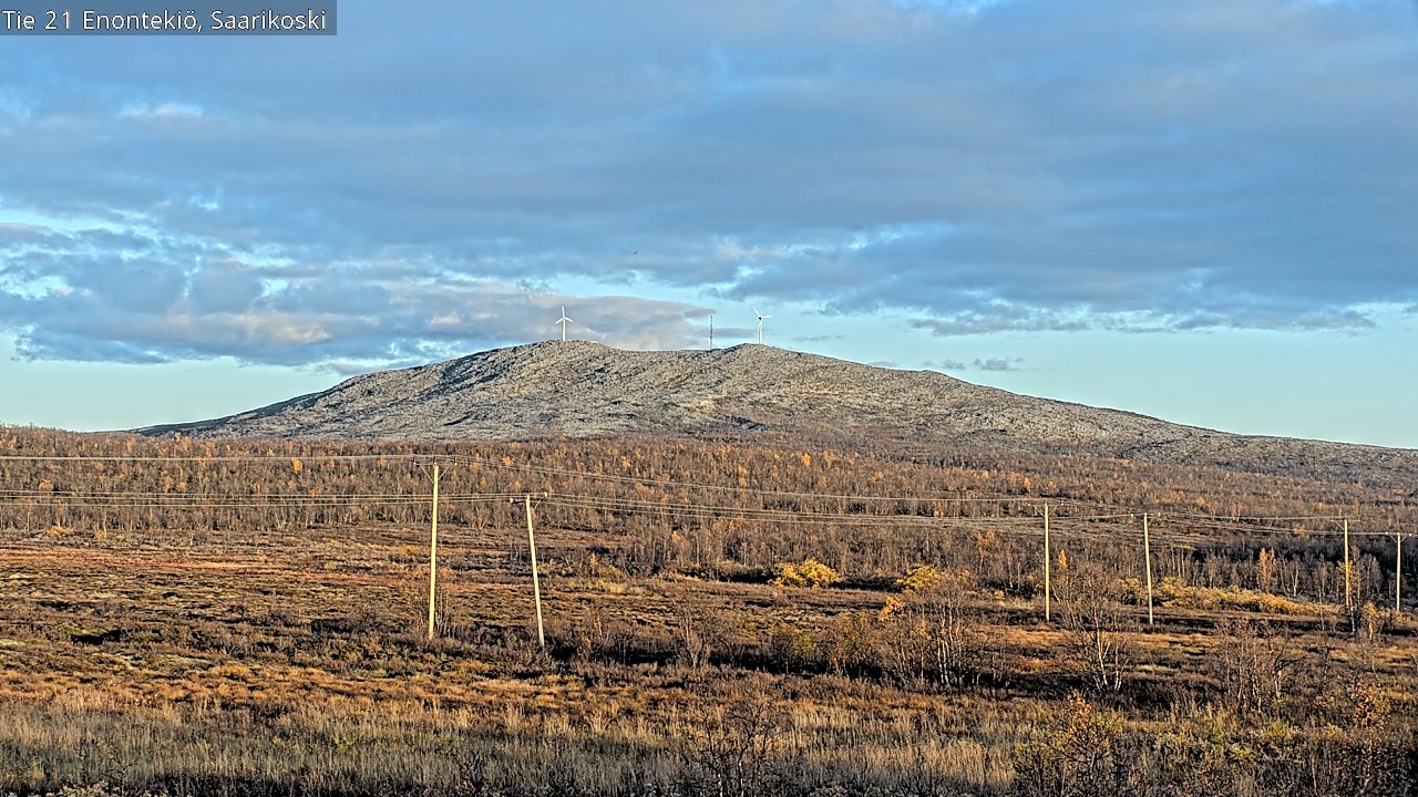 Kelikamerat Kuva Tie 21 Enontekiö, Saarikoski, Enontekiö, Lappi