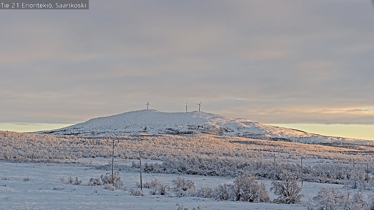 Kelikamerat Kuva Tie 21 Enontekiö, Saarikoski, Enontekiö, Lappi