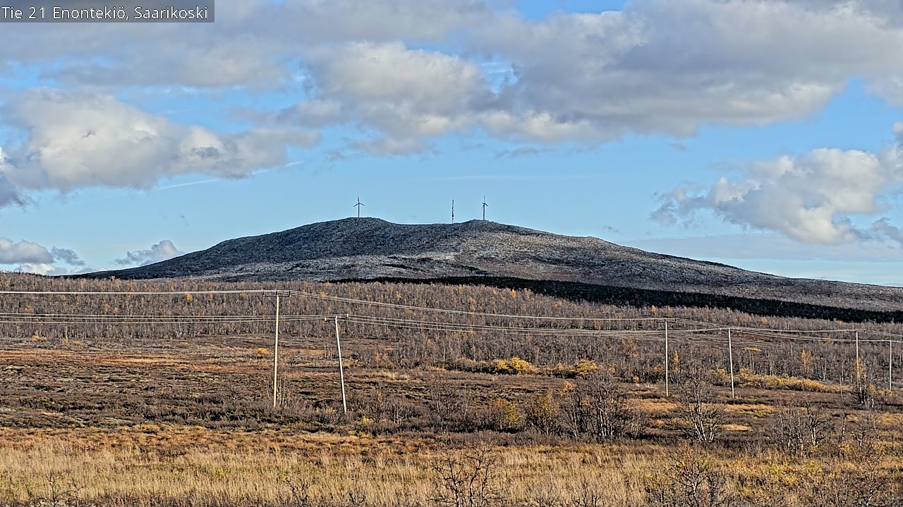 Kelikamerat Kuva Tie 21 Enontekiö, Saarikoski, Enontekiö, Lappi