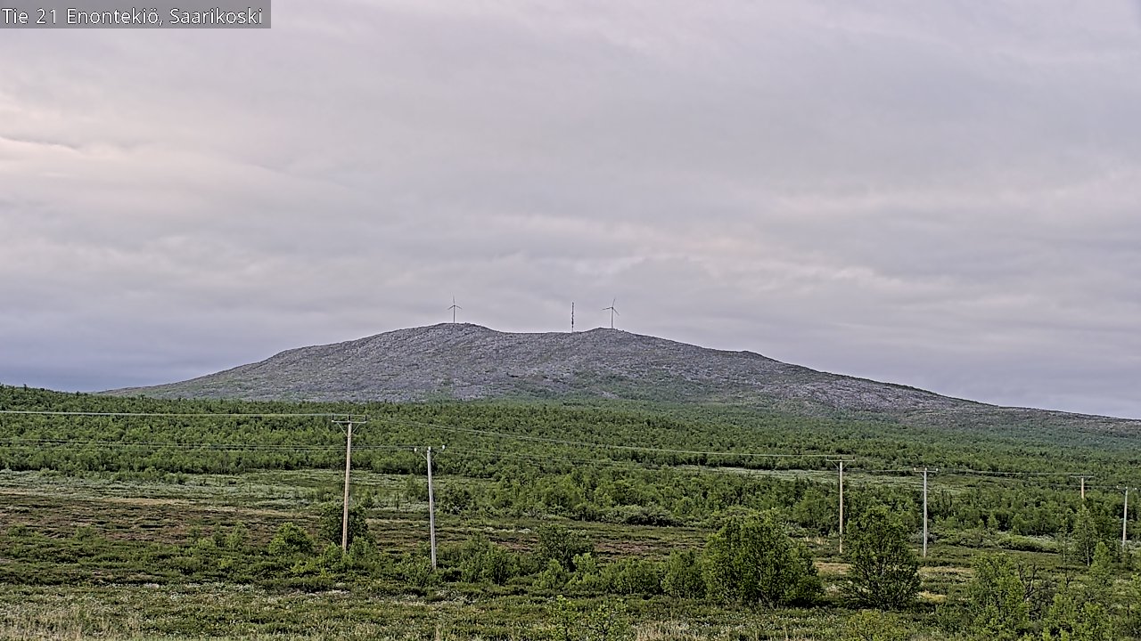 Kelikamerat Kuva Tie 21 Enontekiö, Saarikoski, Enontekiö, Lappi