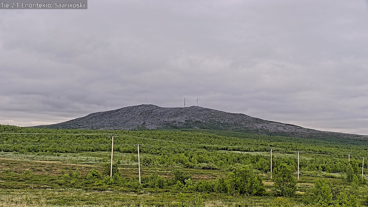 Kelikamerat Kuva Tie 21 Enontekiö, Saarikoski, Enontekiö, Lappi