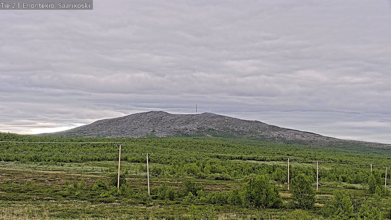 Kelikamerat Kuva Tie 21 Enontekiö, Saarikoski, Enontekiö, Lappi