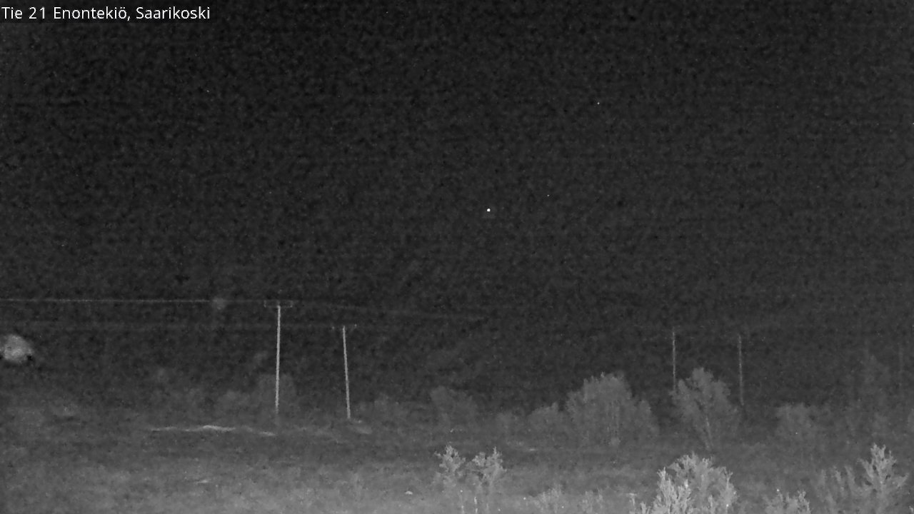 Weather Camera Image Road 21 Enontekiö, Saarikoski, Enontekiö, Lappi