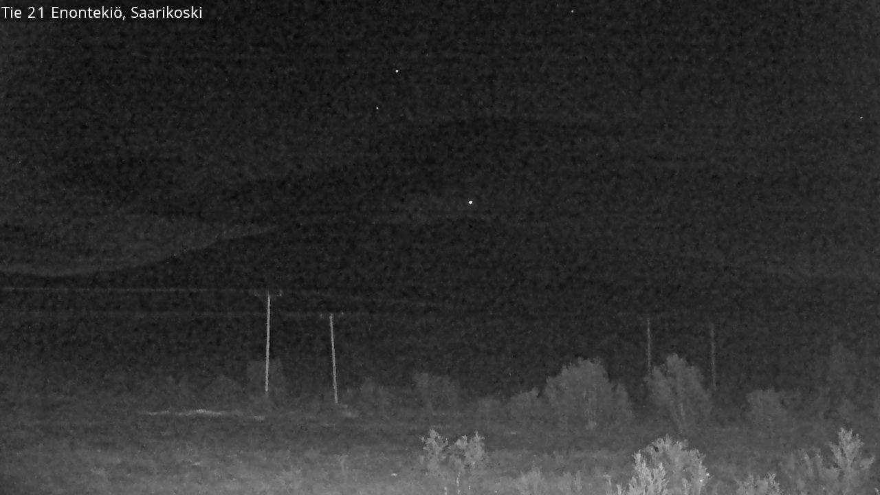 Weather Camera Image Road 21 Enontekiö, Saarikoski, Enontekiö, Lappi