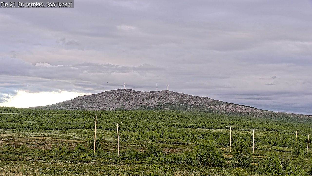 Kelikamerat Kuva Tie 21 Enontekiö, Saarikoski, Enontekiö, Lappi