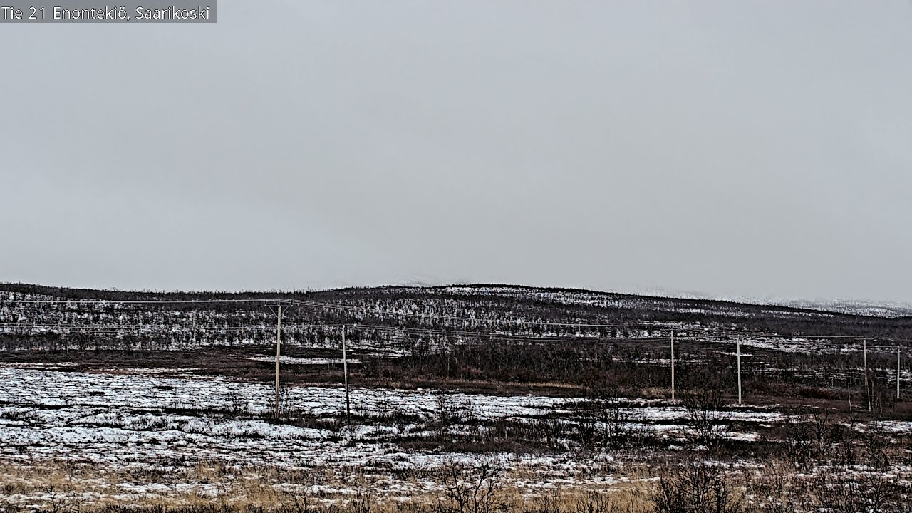 Kelikamerat Kuva Tie 21 Enontekiö, Saarikoski, Enontekiö, Lappi