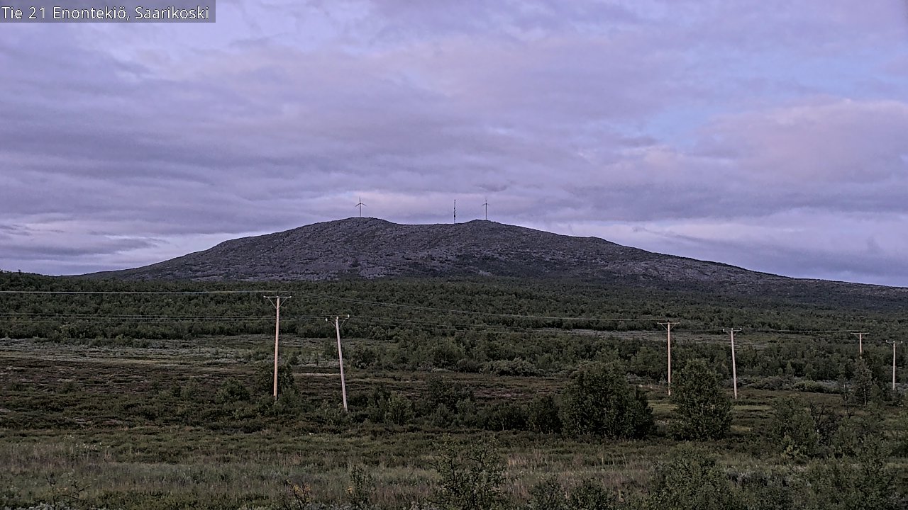 Kelikamerat Kuva Tie 21 Enontekiö, Saarikoski, Enontekiö, Lappi