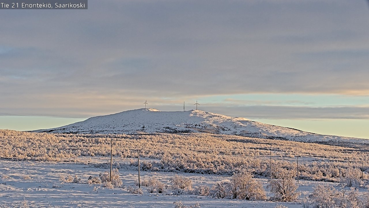 Kelikamerat Kuva Tie 21 Enontekiö, Saarikoski, Enontekiö, Lappi