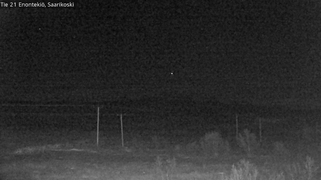 Weather Camera Image Road 21 Enontekiö, Saarikoski, Enontekiö, Lappi