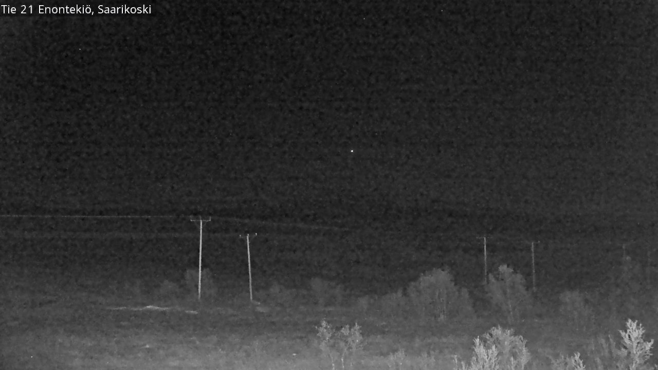 Weather Camera Image Road 21 Enontekiö, Saarikoski, Enontekiö, Lappi
