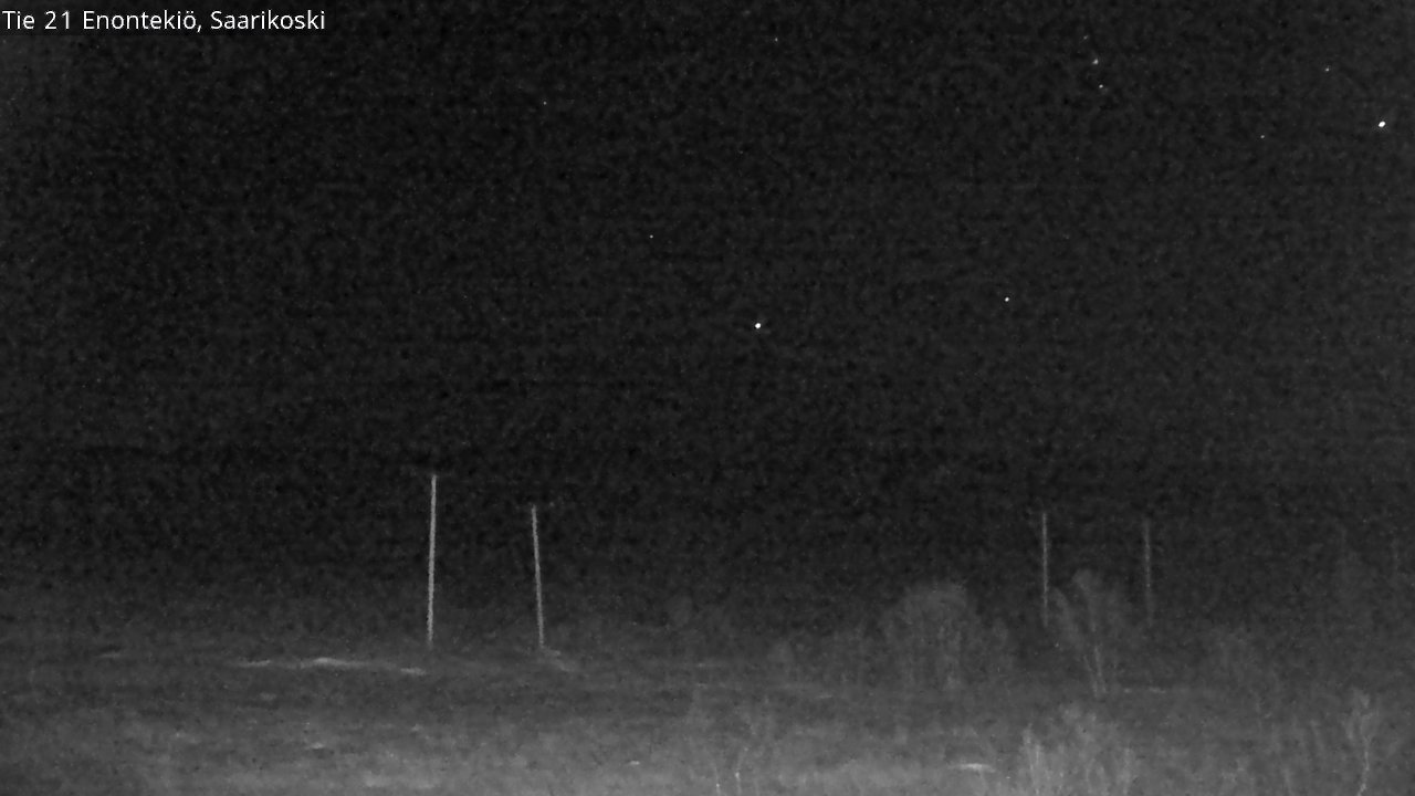 Weather Camera Image Road 21 Enontekiö, Saarikoski, Enontekiö, Lappi
