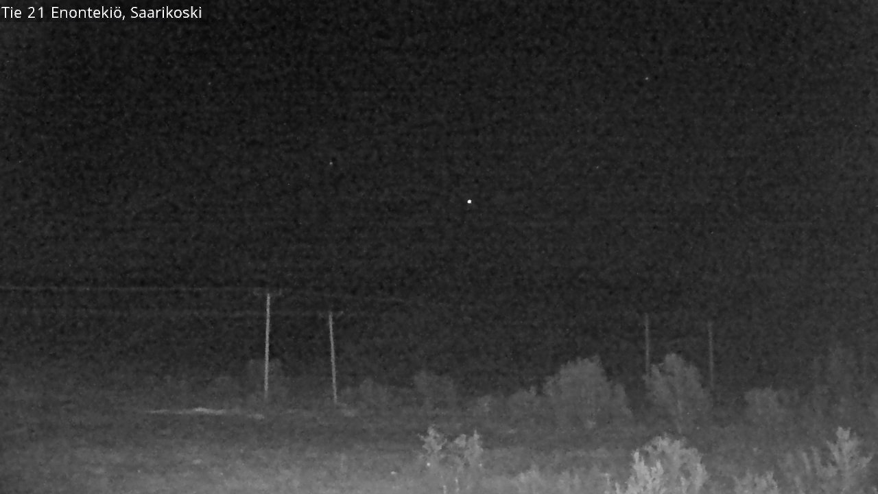 Weather Camera Image Road 21 Enontekiö, Saarikoski, Enontekiö, Lappi