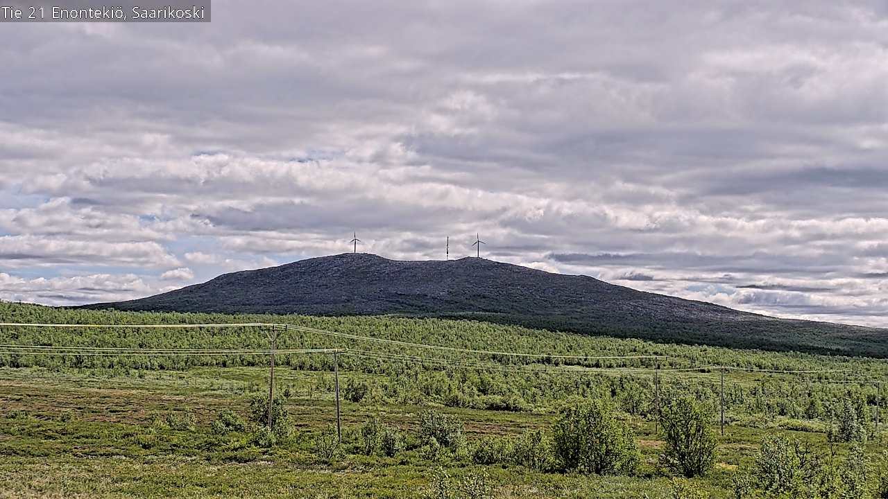 Kelikamerat Kuva Tie 21 Enontekiö, Saarikoski, Enontekiö, Lappi
