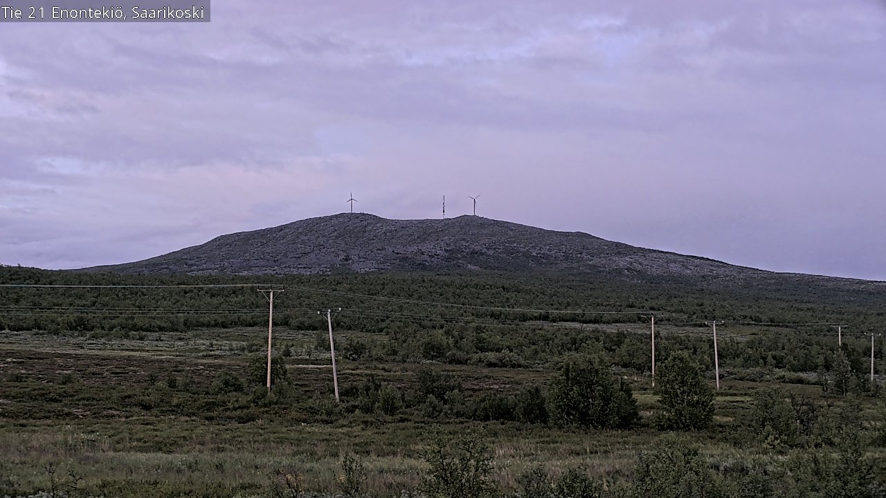 Kelikamerat Kuva Tie 21 Enontekiö, Saarikoski, Enontekiö, Lappi