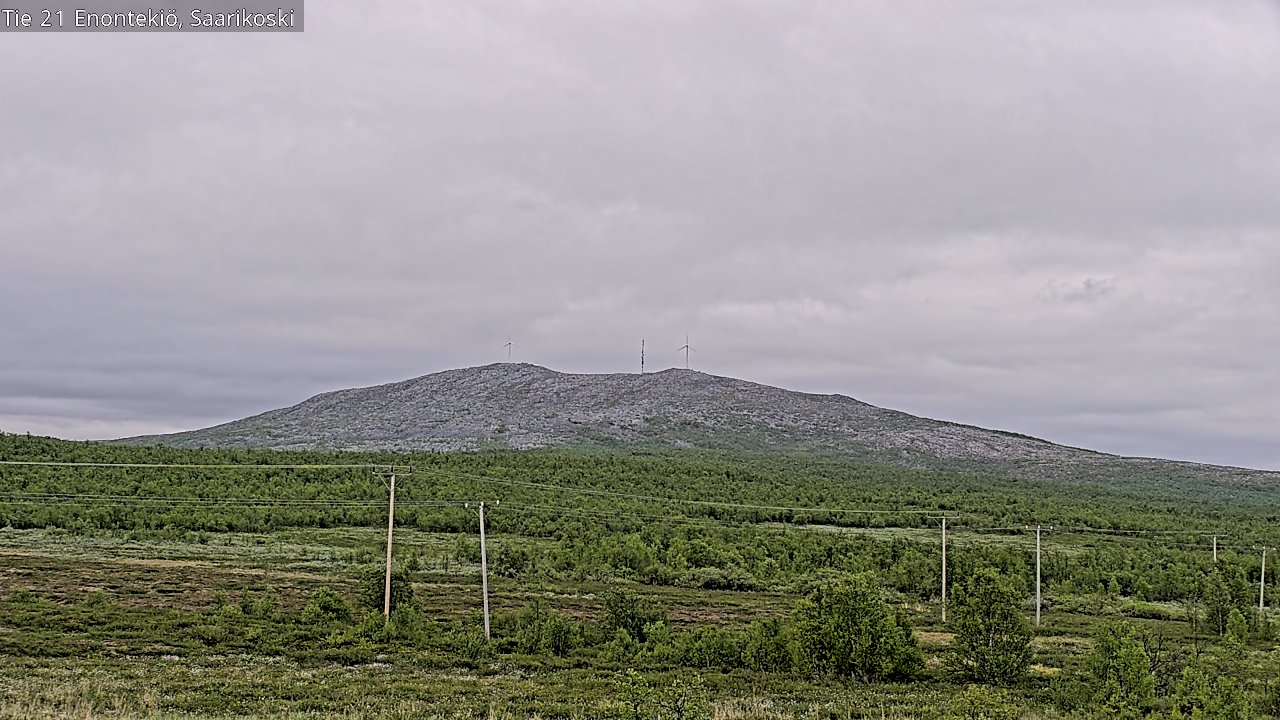 Kelikamerat Kuva Tie 21 Enontekiö, Saarikoski, Enontekiö, Lappi