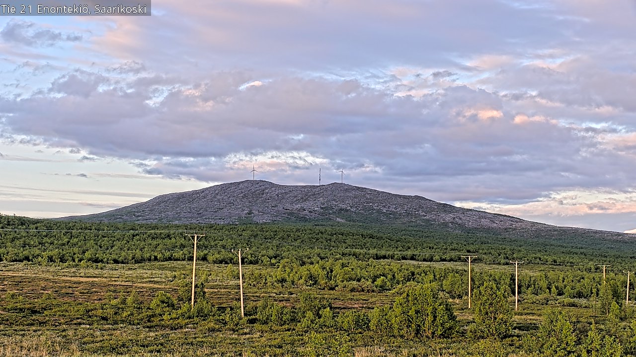 Kelikamerat Kuva Tie 21 Enontekiö, Saarikoski, Enontekiö, Lappi