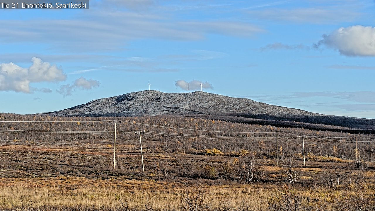 Kelikamerat Kuva Tie 21 Enontekiö, Saarikoski, Enontekiö, Lappi