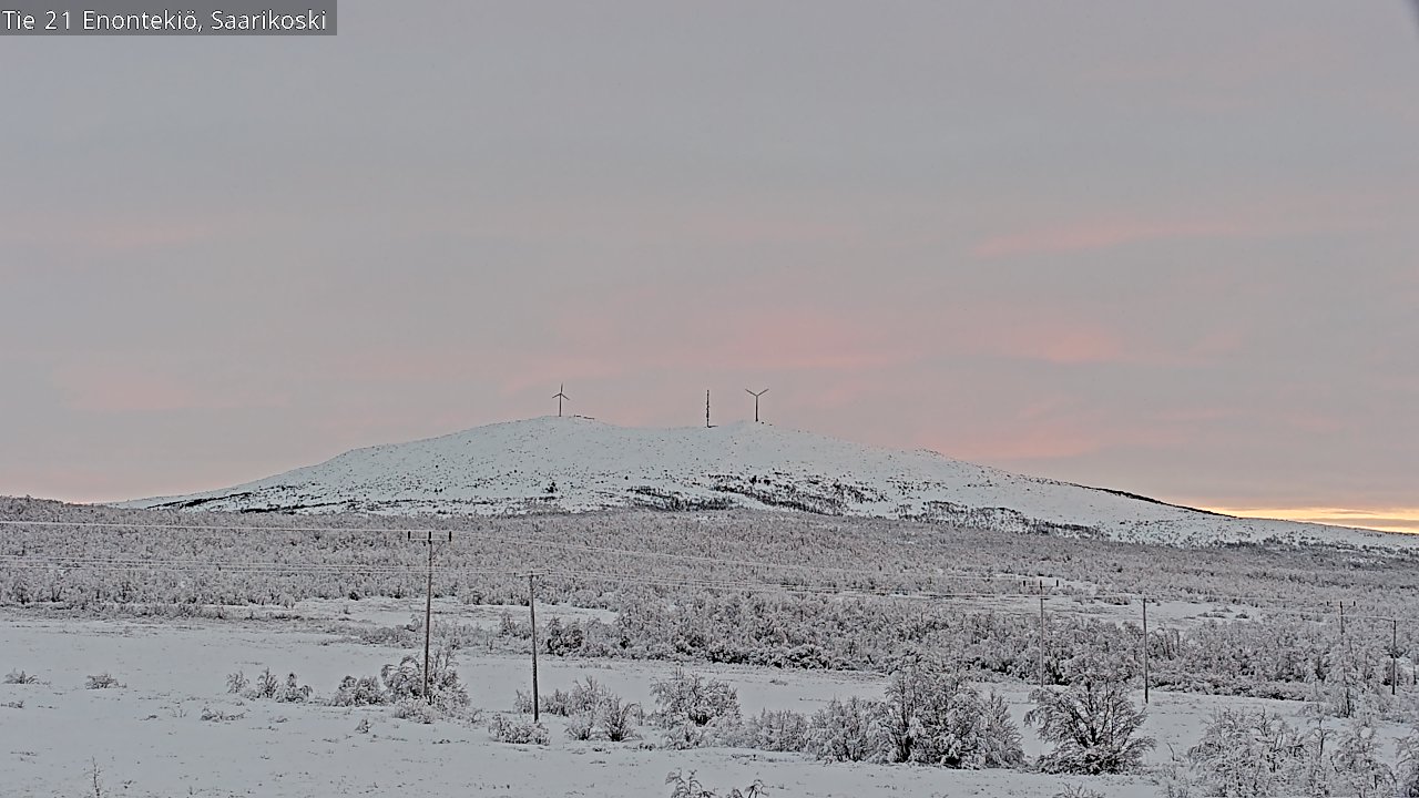 Kelikamerat Kuva Tie 21 Enontekiö, Saarikoski, Enontekiö, Lappi