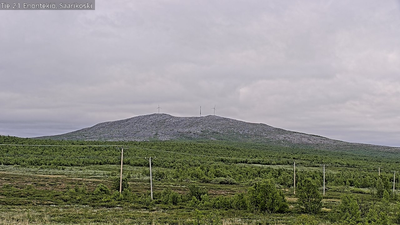 Kelikamerat Kuva Tie 21 Enontekiö, Saarikoski, Enontekiö, Lappi
