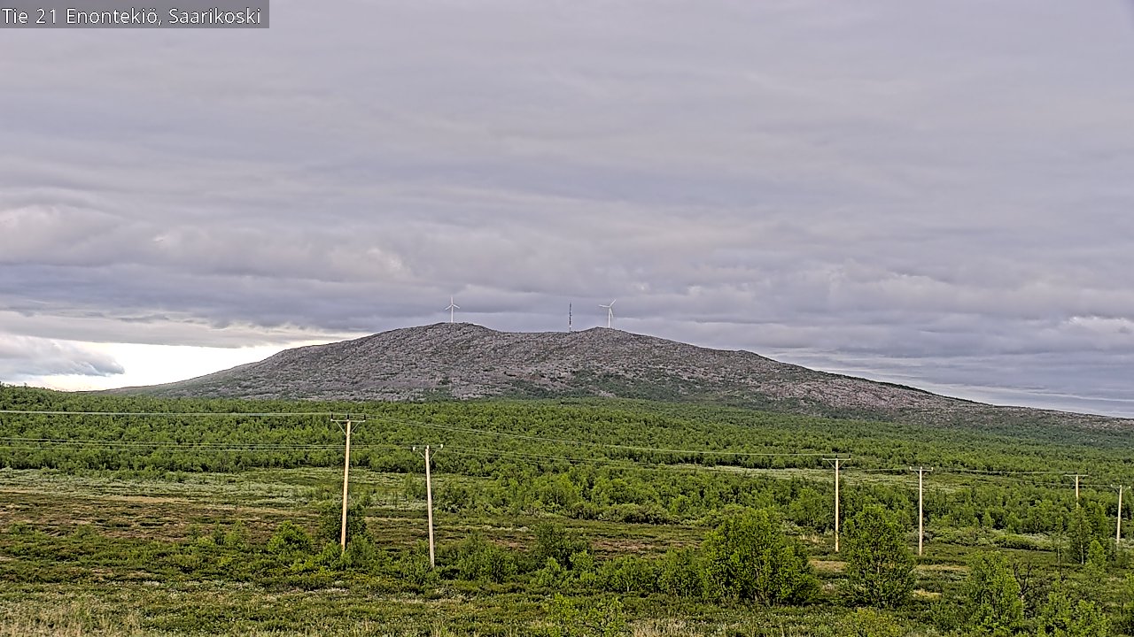 Kelikamerat Kuva Tie 21 Enontekiö, Saarikoski, Enontekiö, Lappi