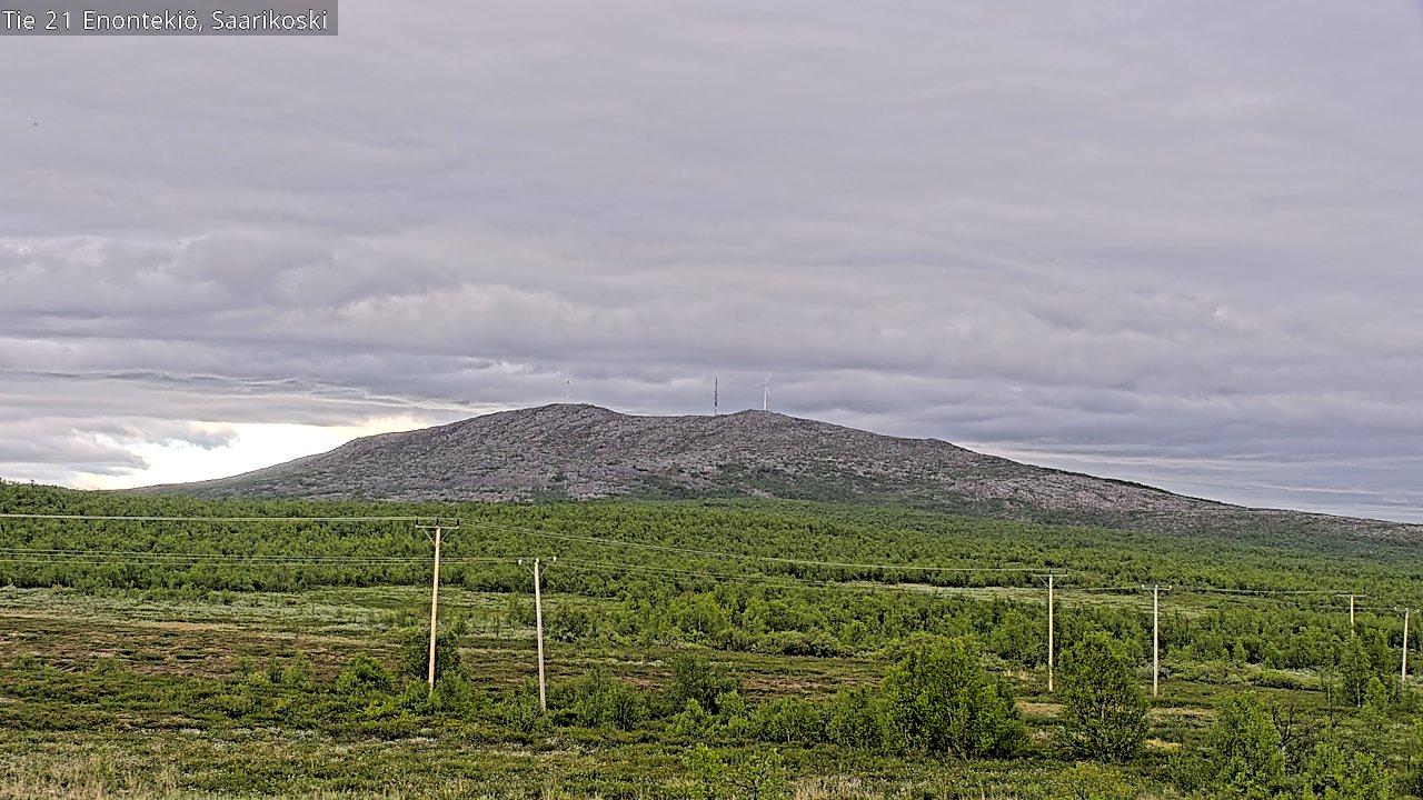 Kelikamerat Kuva Tie 21 Enontekiö, Saarikoski, Enontekiö, Lappi