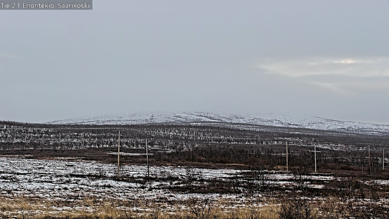 Kelikamerat Kuva Tie 21 Enontekiö, Saarikoski, Enontekiö, Lappi