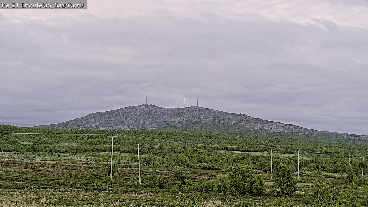 Kelikamerat Kuva Tie 21 Enontekiö, Saarikoski, Enontekiö, Lappi