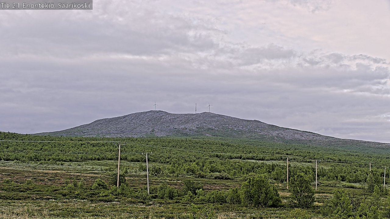 Kelikamerat Kuva Tie 21 Enontekiö, Saarikoski, Enontekiö, Lappi