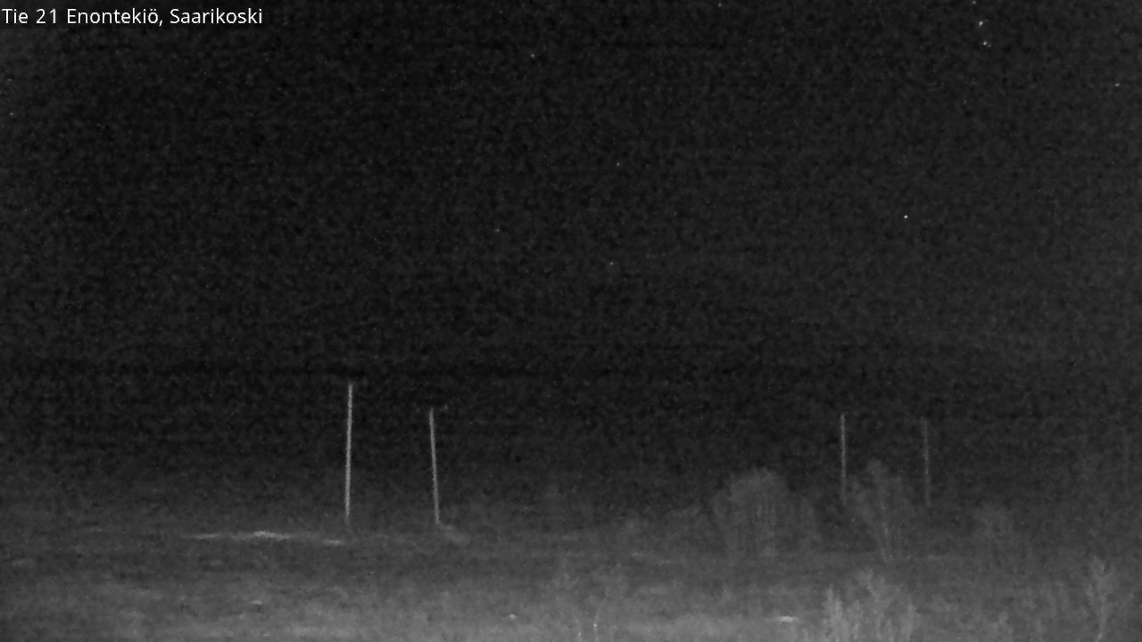 Weather Camera Image Road 21 Enontekiö, Saarikoski, Enontekiö, Lappi
