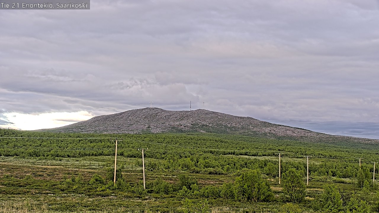 Kelikamerat Kuva Tie 21 Enontekiö, Saarikoski, Enontekiö, Lappi